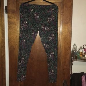 LuLaRoe TC Arabesque floral leggings